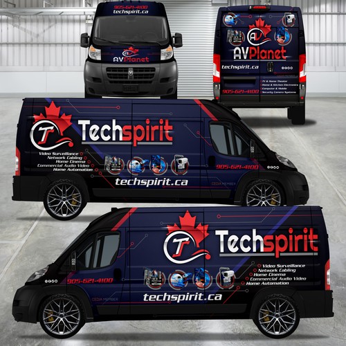 Design a Van Wrap for security systems installation Company Design by ✨Elis Alves✨