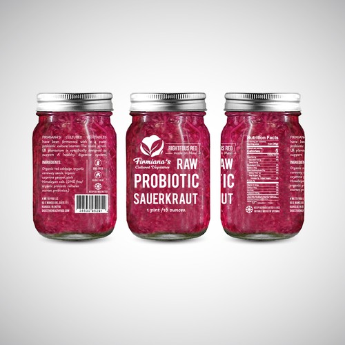 Uniquely fermented - colorful raw, probiotic, sauerkraut made on Maui, Hawai’i Design by NM17