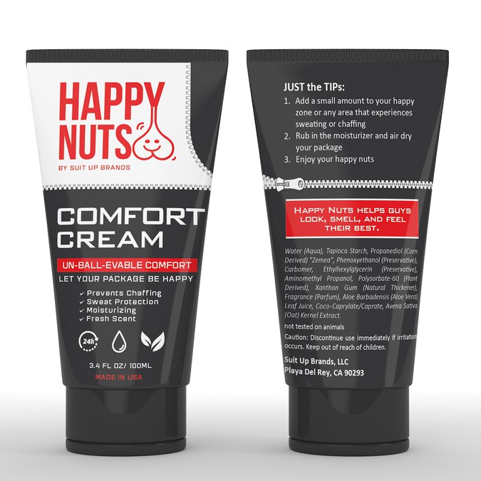 Ball Cream for Men? Product label contest