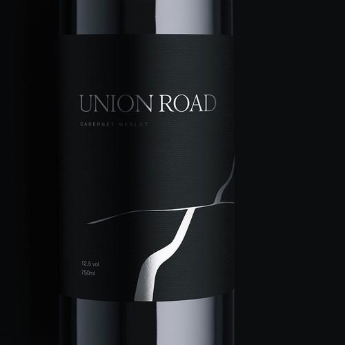 Wine label for new Australian Wine export brand. Design by Konstantine Oblakov