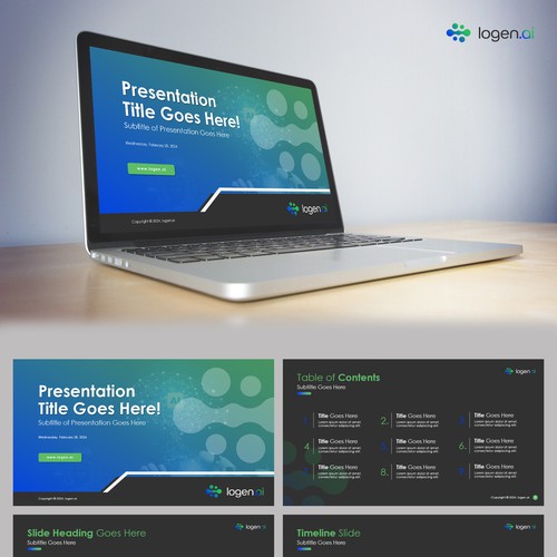 KI-Startup need a creative Powerpoint Template Design Design by Wisden