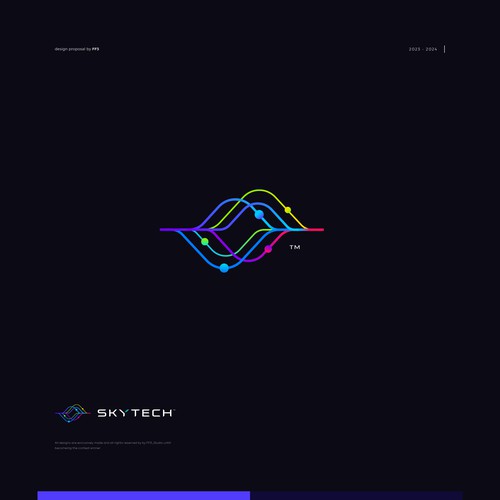 Help us design a futuristic logo for a cutting edge tech company. Design by FF3 ˢᵗᵘᵈⁱᵒ