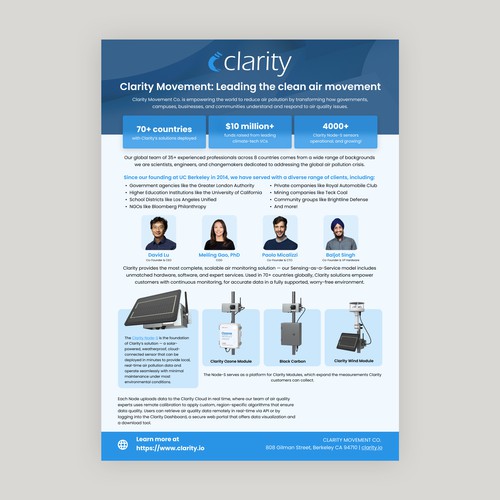 Design one-pager company overview Design by ArtSquare™