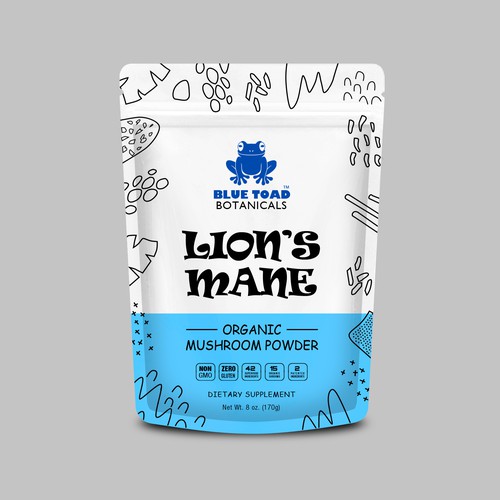 Blue Toad Botanicals™ Needs A Fun & Creative Package Design! Design by RMC@D+