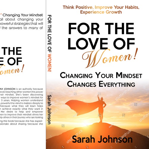 Creative book cover for the ultimate self help guide for women! Design by LSDdesign