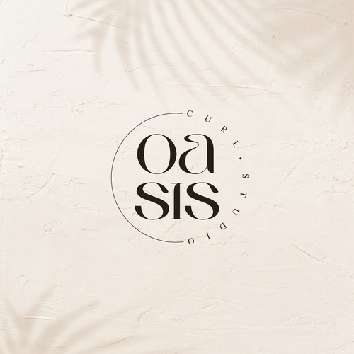 A logo for a curl studio that supports woman in feeling confident in their natural texture Design by put_