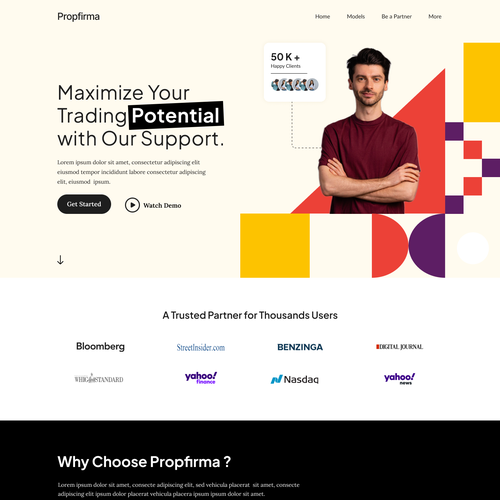 Web page design contest entry by monodeepsamanta