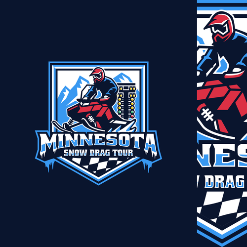 We need bad ass logo for our snowmobile racing tour! Design by Logos By Rianda