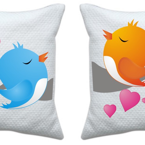 Design di Looking for a creative pillowcase set design "Love Birds" di udinugroho