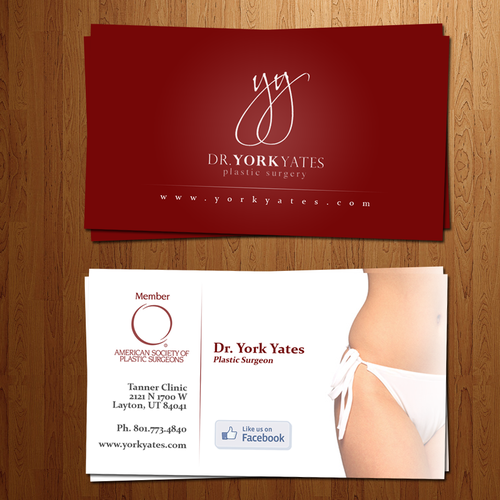Dr. York Yates Plastic Surgery - business card Design by Mo Camara