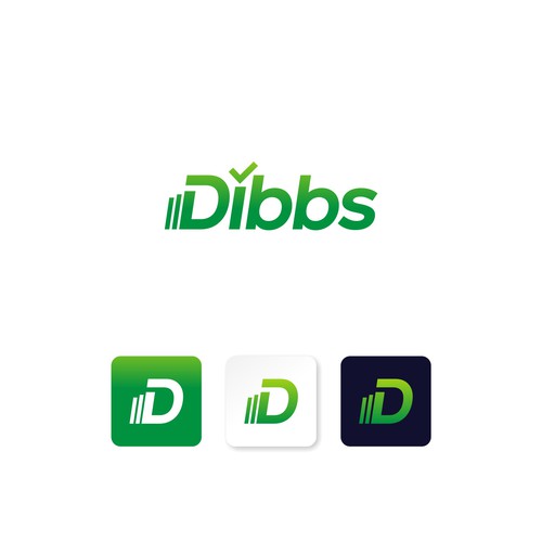 Dibbs - logo for fractional sports card trading market Design by Hero Vector