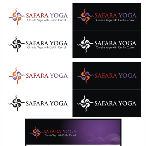 Safara Yoga seeks inspirational logo! Design by sorazorai