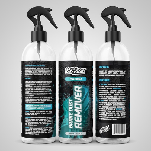 Awesome Label Design for a PREMIUM Car Wheel Cleaner Design by Pice Wilf