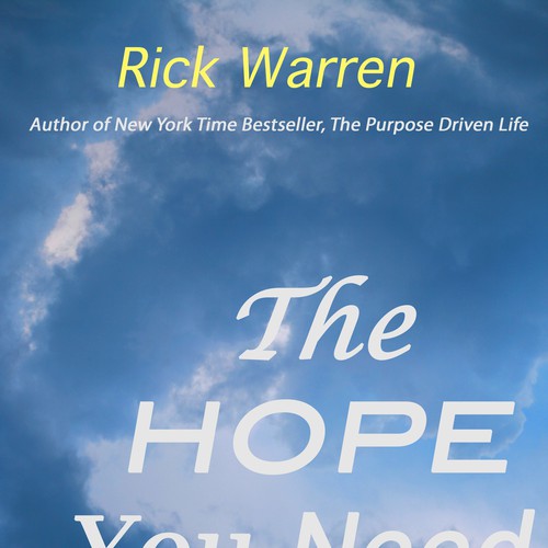 Design Rick Warren's New Book Cover Design by nadinerippelmeyer