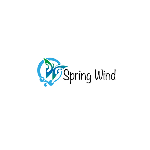 Spring Wind Logo Diseño de LEN-ART DESIGN