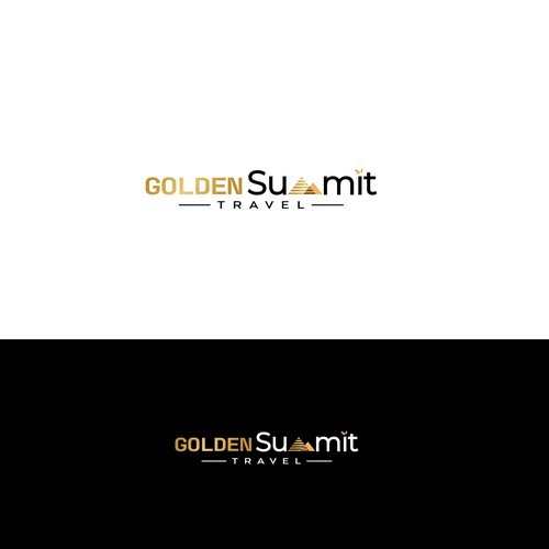 Wordmark logo for travel company looking to elevate (summit) travel experiences Design by Eeshu