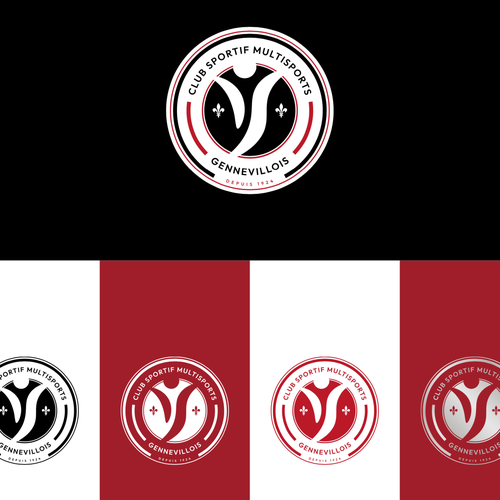 "Création d'un logo pour un Club Omnisports de région parisienne" winning Logo design by PH.studiodesign