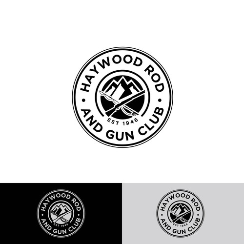 Logo for Rod and Gun Club established in 1946 in Western NC Design by AjiCahyaF