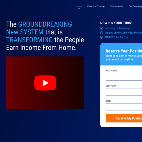 Landing page design contest entry by fleur.asr