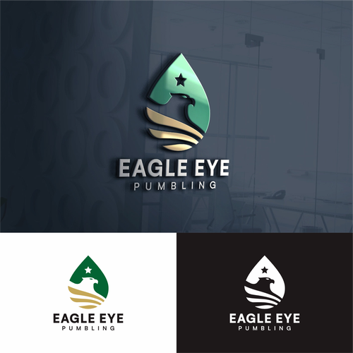 Eye catching and very marketable logo for plumbing company. The company name is Eagle Eye Plumbing Design by Ikan Tuna