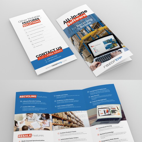 Create a feature-rich product brochure Design by Tarkus