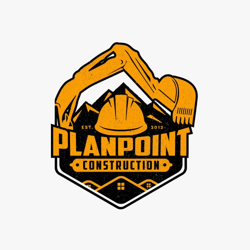 PlanPoint Construction Logo Needs A Remodel Design by Taslima Karim