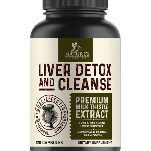 Natural Liver Detox & Cleanse Design Needed for Nature's Nutrition Diseño de sapienpack