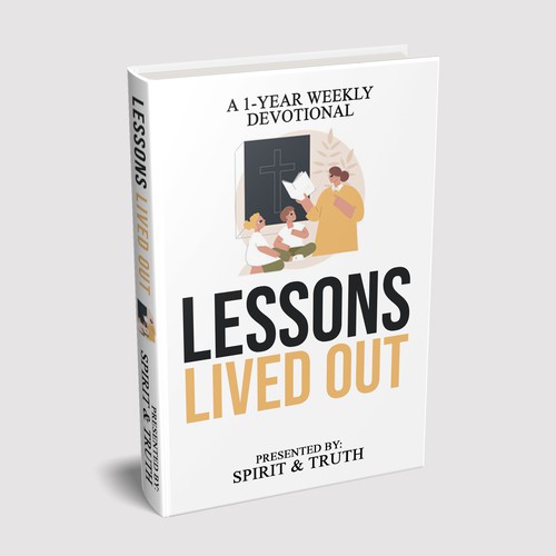 We need a captivating cover for our 1-year Devotional! Design by Zahari Studio