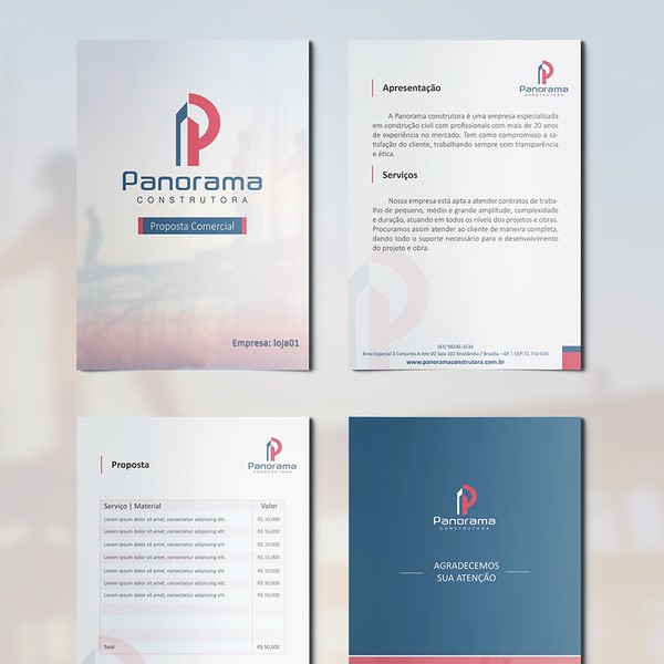 Design by Figueiredo_ titled "Layout de Orçamento "