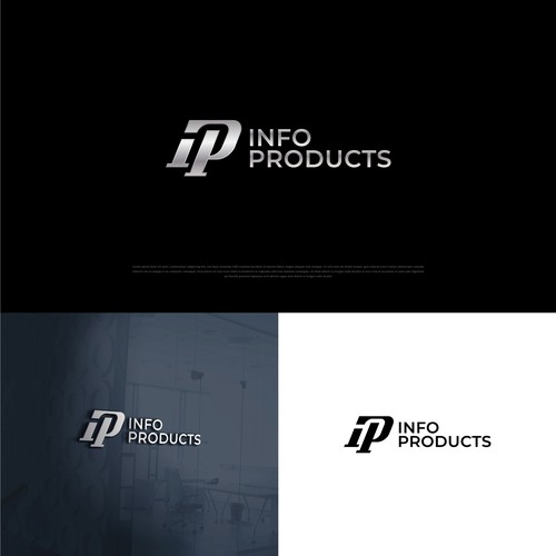 InfoProducts.com - Logo & Branding Design by nupixelstd