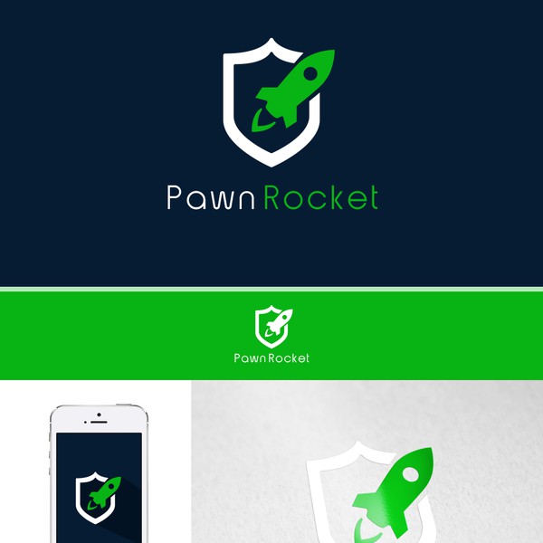 Design the logo for pawnrocket.com