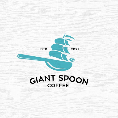 Design a logo for Giant Spoon, a coffee shop based in Santa Fe Design by Fortuna Design