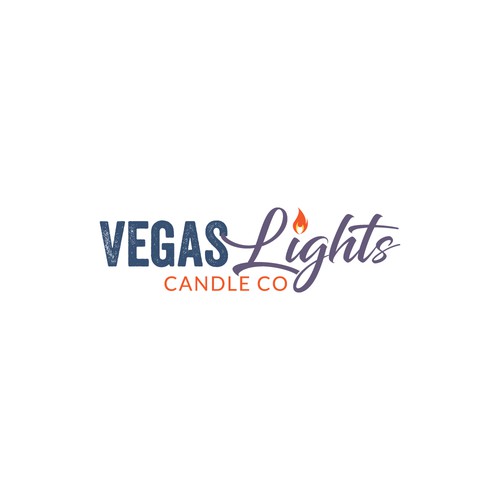 Design a modern fun logo for a candle company in Las Vegas Design by Kabelo Phofedi
