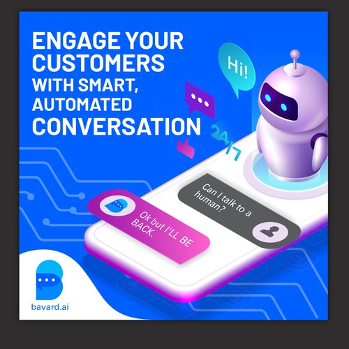 Banner for AI Chatbot Company Design by GrApHiC cReAtIoN™