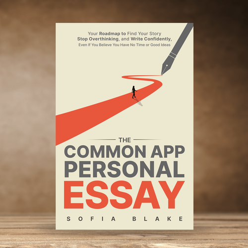 Sharp, fun, upbeat design for a book cover on writing for college applicants Design by praveen007