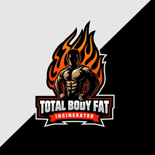 Design a custom logo to represent the state of Total Body Fat Incineration. Design by Orn DESIGN