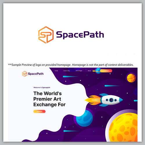 SpacePath Logo Contest winner will receive $500 Réalisé par Affineer