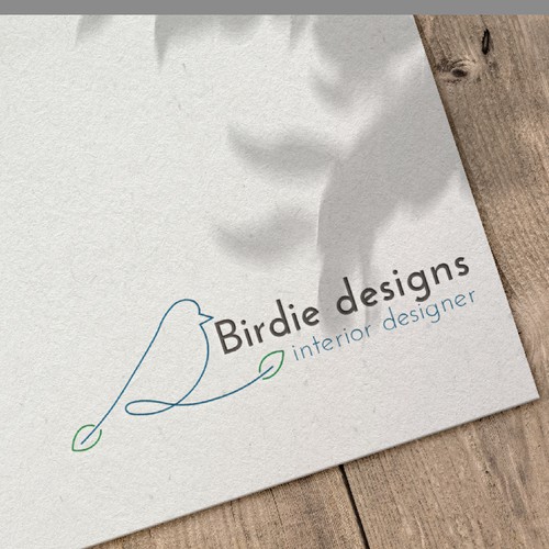 simple design logo to attract sophisticated clients for interior design and architecture Design by BerNadettke