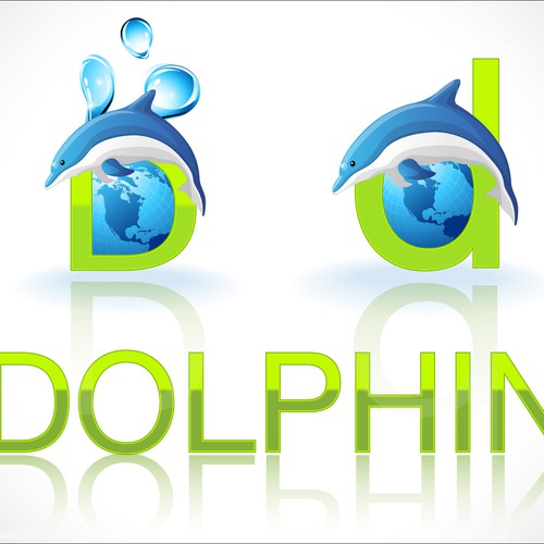 New logo for Dolphin Browser Design by karmenn9 (tina_sol)