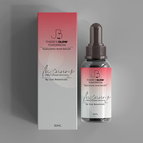 Luxury Label for CBD infused Hyaluronic Acid Serum Réalisé par graphicdesigner099
