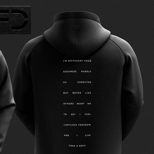 Hoodie - unique and impressive design Réalisé par steamdesign