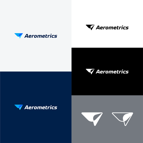 "Aerial technology company seeks sleek, modern logo" winning Logo & social media pack