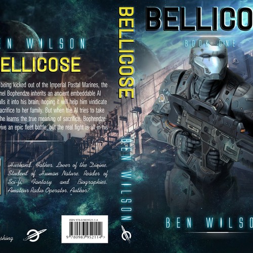 Sci-Fi Novel Cover Design, Start of Series. Design by Max63