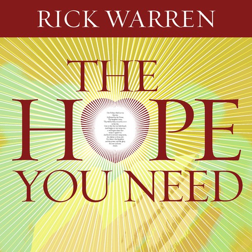 Design Rick Warren's New Book Cover Réalisé par nashvilledesigner