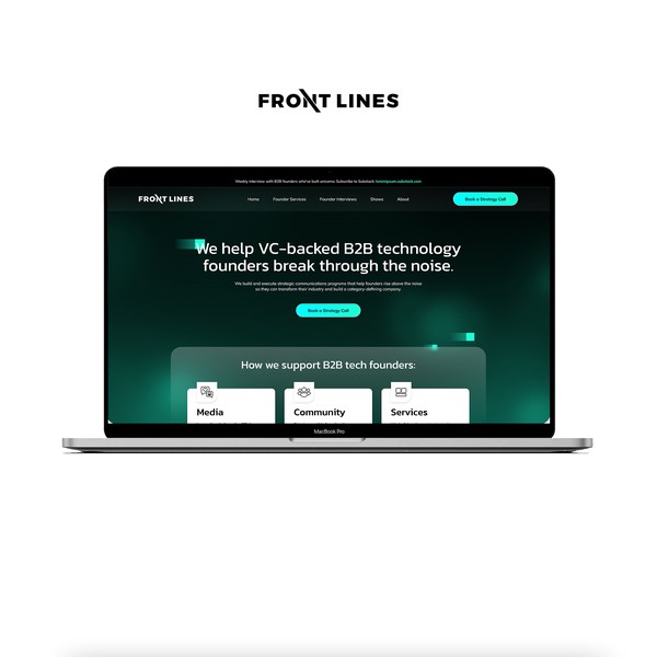 Tech Business Website Design