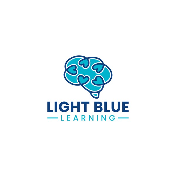 Neuroscience and kindness logo for Light Blue Learning