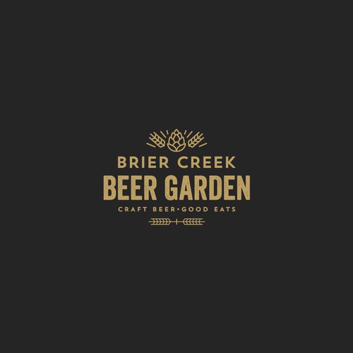 Create a logo for BRIER CREEK BEER GARDEN | Logo design contest