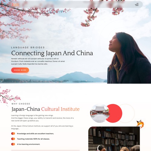 Designs | Innovative language school site redesign & new features | Web ...