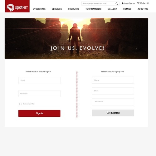 Spotnet website Design by Zeal Design