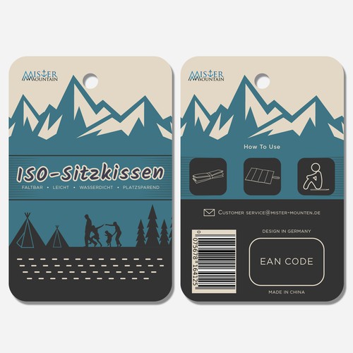 Etiquetas de producto propuesta en el concurso por nukarta